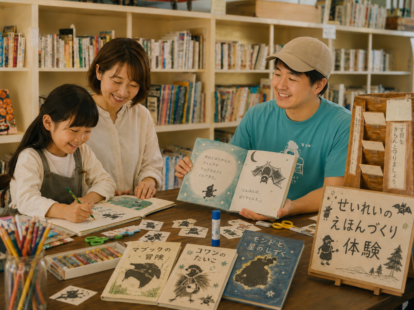 精霊絵本作り体験